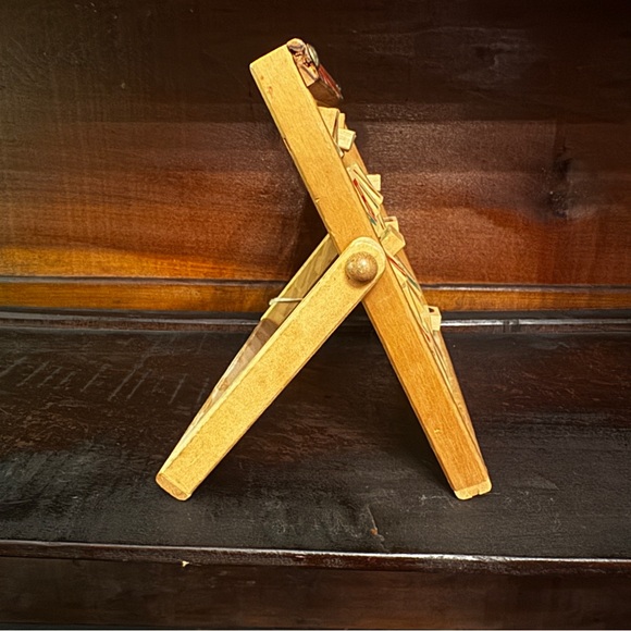 Vintage Wooden Alphabet Abacus Learning Toy - Picture 4 of 7